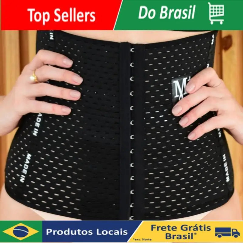 Cinta modeladora corige postura, queima gordura Fat Waist Shaper Belt