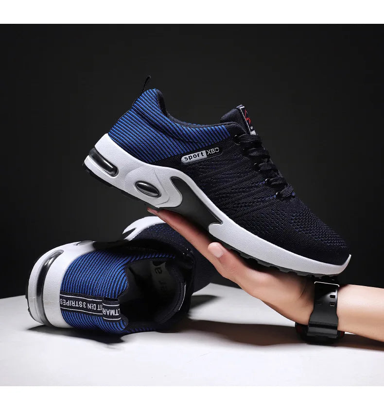 Tênis masculinos da moda primavera - novos sapatos masculinos tênis de corrida respiráveis versão coreana de tênis casuais leve e confortável